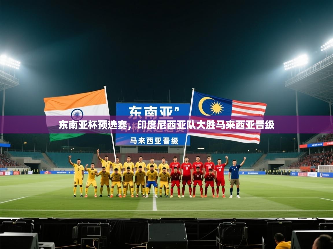 东南亚杯预选赛，印度尼西亚队大胜马来西亚晋级